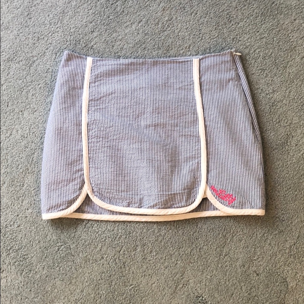 Lilly Pulitzer seersucker skort